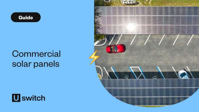Office solar panels in car park