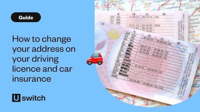 photo of the back of a UK driving licence